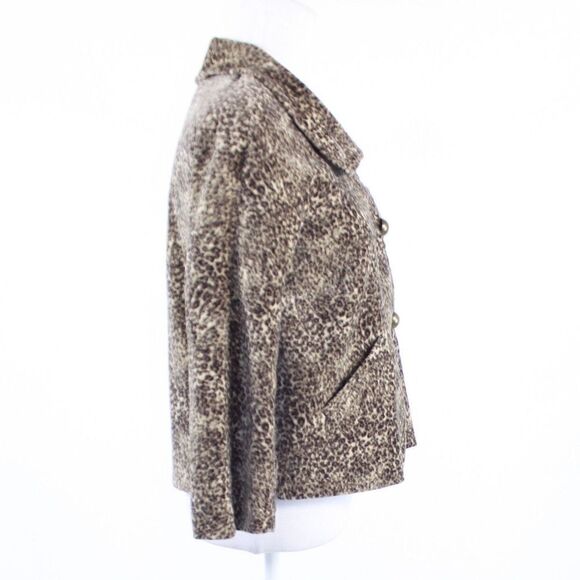 Talbots brown cotton jacket 2P - Picture 5 of 8